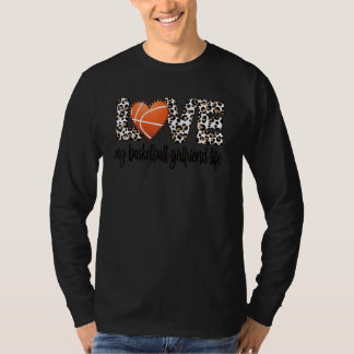 T-shirt Mon ami de basket-ball Vie Basketball Girlfrien