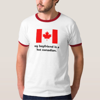 T-shirt Mon ami est un Canadien chaud