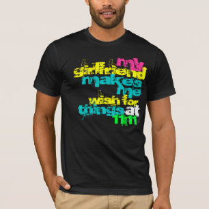T-shirt Mon amie m'incite à souhaiter des choses à 11h11