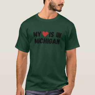 T-shirt Mon amour est dans le Michigan
