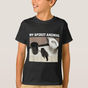 T-shirt Mon animal de compagnie raton laveur ivre dans la