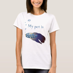 T-shirt Mon animal familier est Betta
