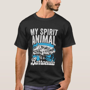 T-shirt Mon animal spirituel est un pêcheur sportif de bar