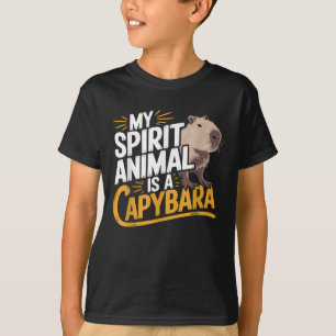 T-shirt Mon animal totem est un capybara Drôle et mignon a