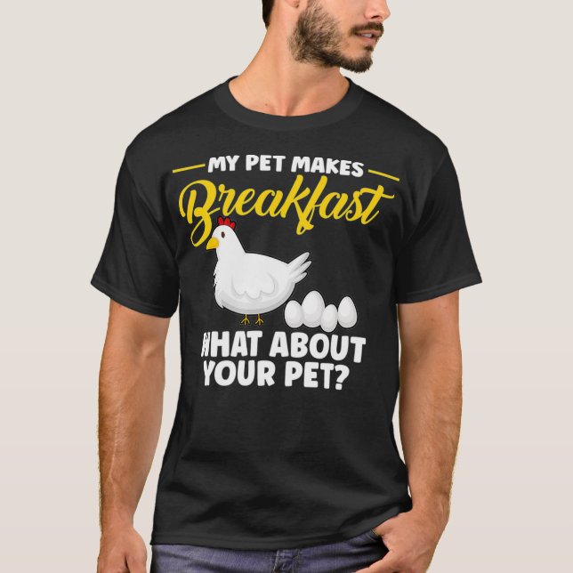 T-shirt Mon Animateur Fait Le Petit Déjeuner, Et Votre Ani (Devant)