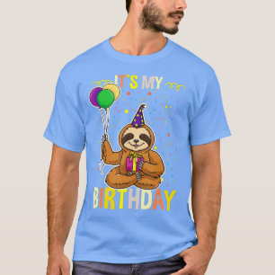 T-shirt Mon Anniversaire Sloth Animal