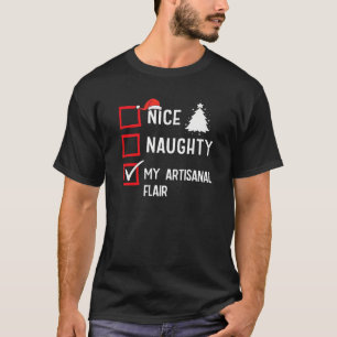 T-shirt Mon Artisanal Flair Jolies Vilaines Noël Demoisell