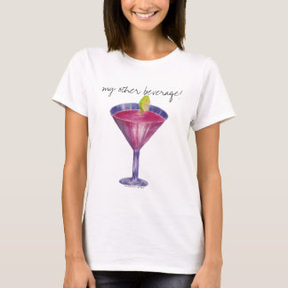 T-shirt mon autre boisson ! cosmopolite