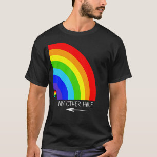 T-shirt Mon autre couple mi-gai Rainbow Pride Cool Lgbt