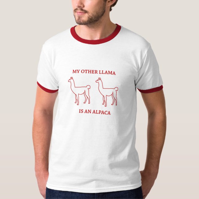 T-shirt Mon autre lama (Devant)
