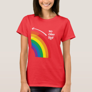 T-shirt MON AUTRE MOITIÉ À DROITE - white.png