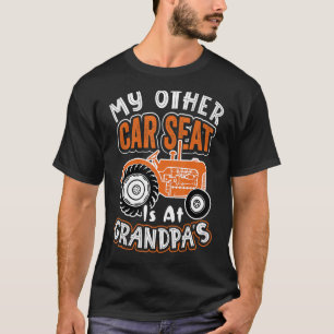 T-shirt Mon autre siège de voiture est à la ferme tracteur