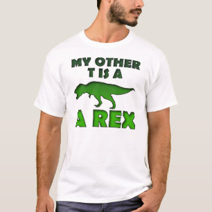 T-shirt Mon Autre Tee T Est Un Rex Dinosaure Tee - shirts 