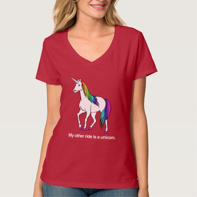 T-SHIRT MON AUTRE TOUR EST UNE LICORNE (Devant)