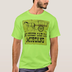T-shirt Mon autre voiture est un mustang