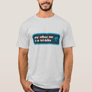 T-shirt mon autre voiture est un tri vélo