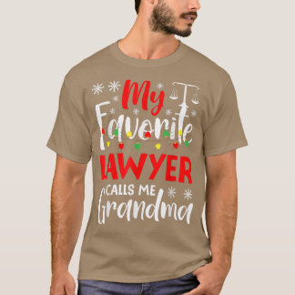 T-shirt Mon Avocat Préféré M'Appelle La Famille De Grand-M