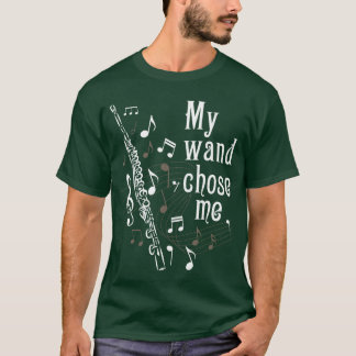 T-shirt Mon baguette m'a choisi Joueur de flûte Flutiste M
