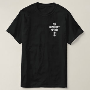 T-shirt Mon bateau de croisière d'anniversaire