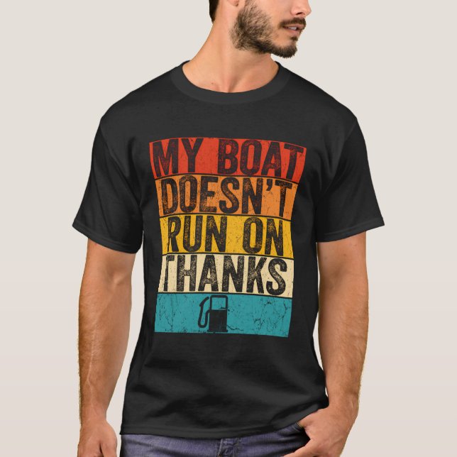 T-shirt Mon Bateau Ne Fonctionne Pas Grâce (Devant)