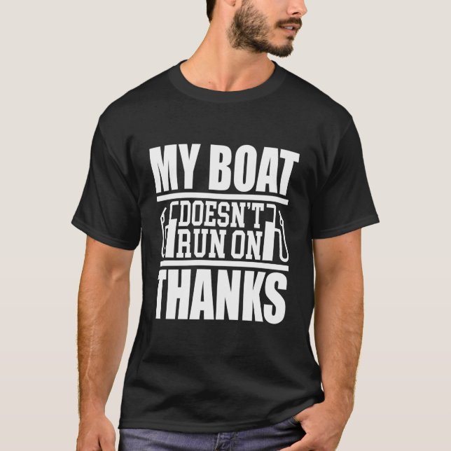 T-shirt Mon Bateau Ne Fonctionne Pas Grâce (Devant)