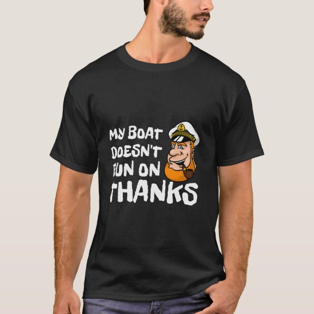 T-shirt Mon Bateau Ne Fonctionne Pas Grâce À L'Humour Des  (Devant)