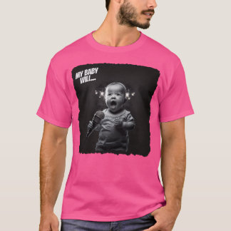 T-shirt Mon Bébé Va Chanter. Bébé adorable Le Chanteur