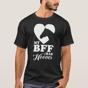 T-shirt Mon Bff A Des Hoves Ride Horse
