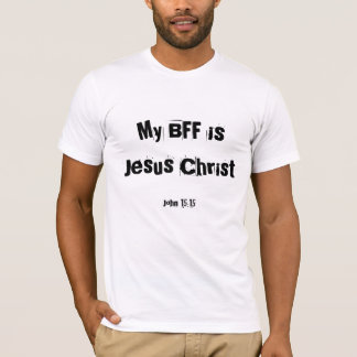 T-shirt Mon BFF est Jésus-Christ - customisé - customisé