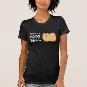 T-shirt Mon BFF est un chien drôle mignon de la boule   de