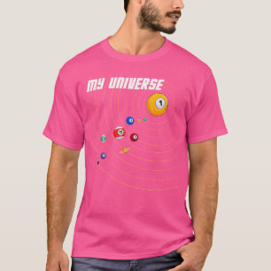 T-shirt Mon billard Universe