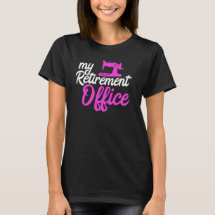 T-shirt Mon Bureau De Retraite Grand-mère Retraitée 2021 C
