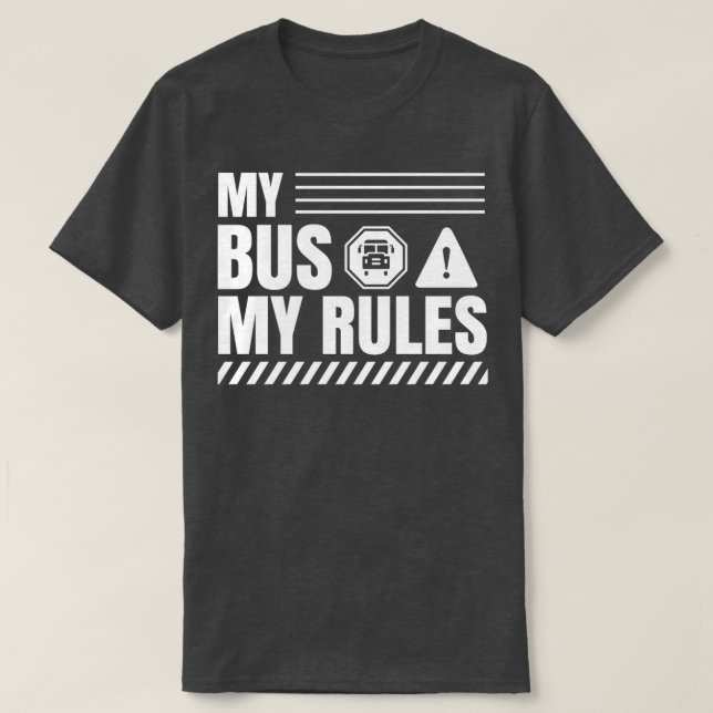 T-shirt Mon bus Mes règles 3 (Design devant)