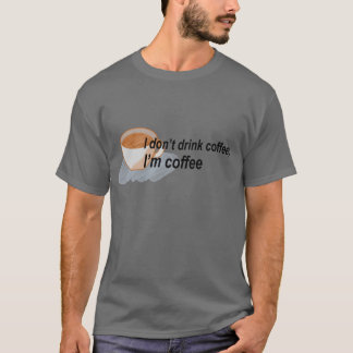 T-shirt Mon café rétro