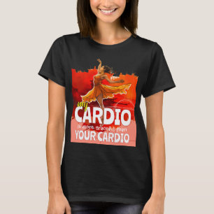 T-shirt Mon Cardio Est Plus Gracieux Tee pour Filles
