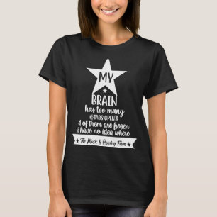 T-shirt Mon Cerveau A Beaucoup Trop De Tabulations Ouvert
