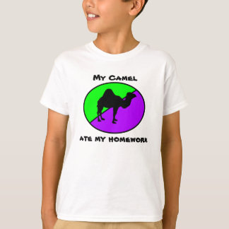 T-shirt Mon chameau a mangé mon travail