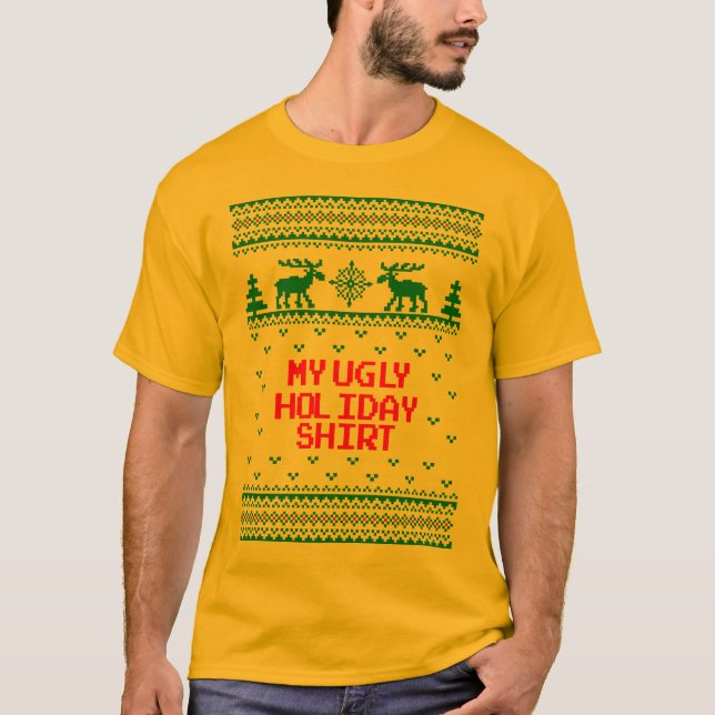 T-shirt Mon chandail laid T de chemise laide de vacances (Devant)