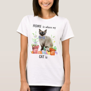 T-shirt Mon chat est ma maison