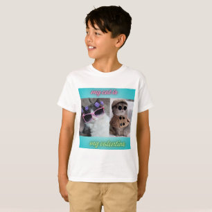 T-shirt mon chat est ma valentine