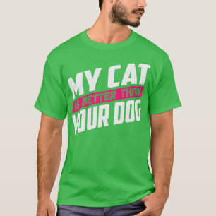 T-shirt Mon chat est meilleur que ton chien