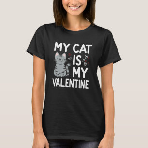 T-shirt Mon chat est mon chat de la Saint-Valentin Papa ch