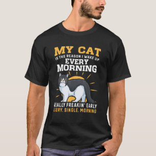 T-shirt Mon Chat Exotique Shorthair Est La Raison Pour Laq