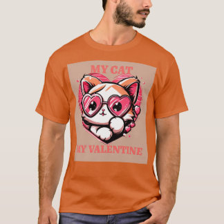 T-SHIRT MON CHAT MON VALENTIN