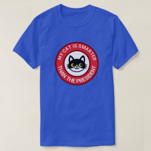 T-shirt Mon Chat Tuxedo Est Plus Intelligent Que Le Présid