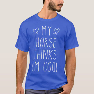 T-shirt Mon cheval IM Cheval cadeau du propriétaire