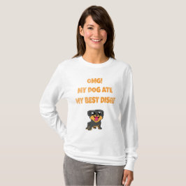 T-shirt mon chien a mangé mon meilleur slogan