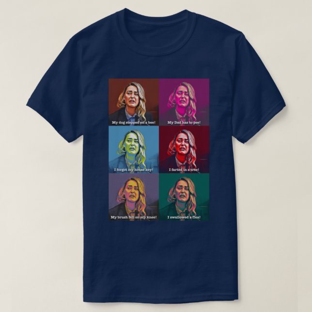 T-shirt Mon chien a marché sur une abeille (Design devant)