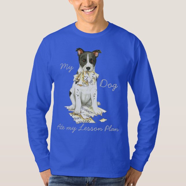 T-shirt Mon chien canadien a mangé mon plan de leçon (Devant)
