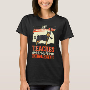 T-shirt Mon chien de berger australien m'apprend à appréci